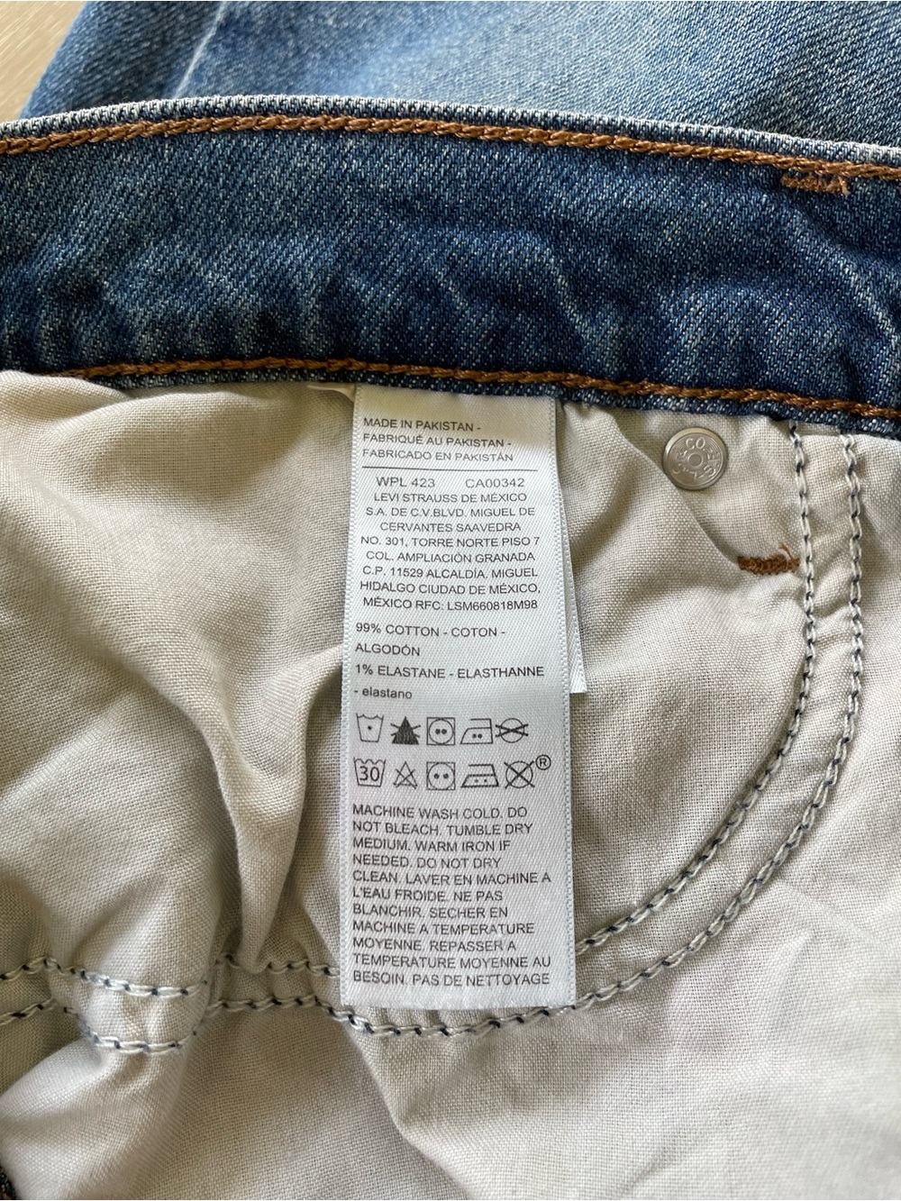 Levi Strauss Denim Maxi Skirt - Picture 7 of 10